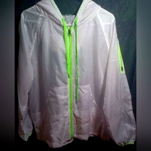 White lightweight sheer jacket